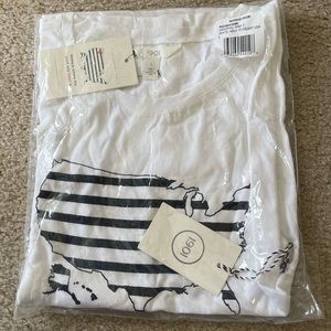 1901 USA Map with Heart Shirt NWT